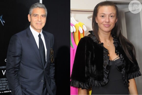 George Clooney estaria vivendo affair com a modelo Monika Jakisic, segundo revista em 2 de setembro de 2013