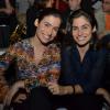Renata Vasconcellos tem uma irmã gêmea, Lanza Mazza, que é estilista. As duas estiveram no Fashion Rio em abril deste ano. Lanza é coordenadora de estilo da marca Cantão