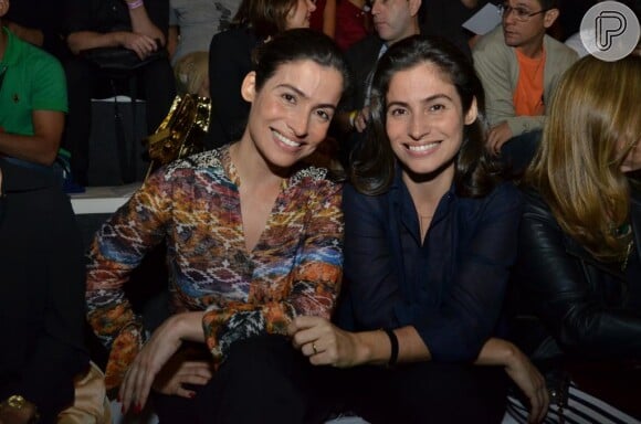 Renata Vasconcellos tem uma irmã gêmea, Lanza Mazza, que é estilista. As duas estiveram no Fashion Rio em abril deste ano. Lanza é coordenadora de estilo da marca Cantão