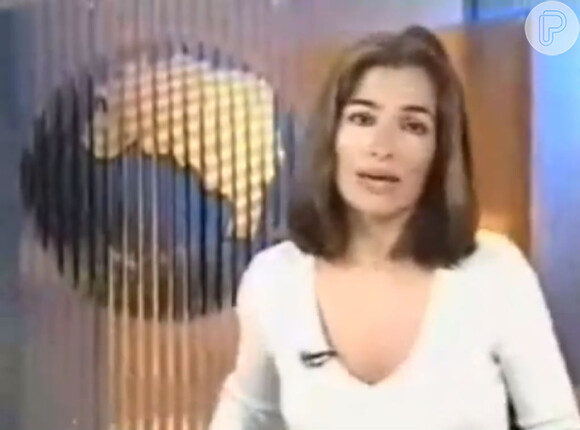 Renata Vasconcellos assumiu, ao lado de Renato Machado, a apresentação do 'Bom Dia Brasil' em 2002