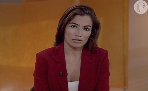 Renata Vasconcellos à frente do 'Bom Dia Brasil', na TV Globo