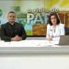 Renata Vasconcellos participou das transmissões da visita do Papa Francisco ao Brasil durante a Jornada Mundial da Juventude, em 2013