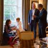Príncipe George se encontrou com o presidente Barack Obama na sexta-feira, 22 de abril de 2016