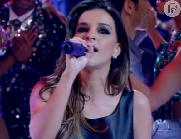 Mariana Rios cantou no programa 'Esquenta' a música 'Viver Sem Ti', com o cantor Péricles