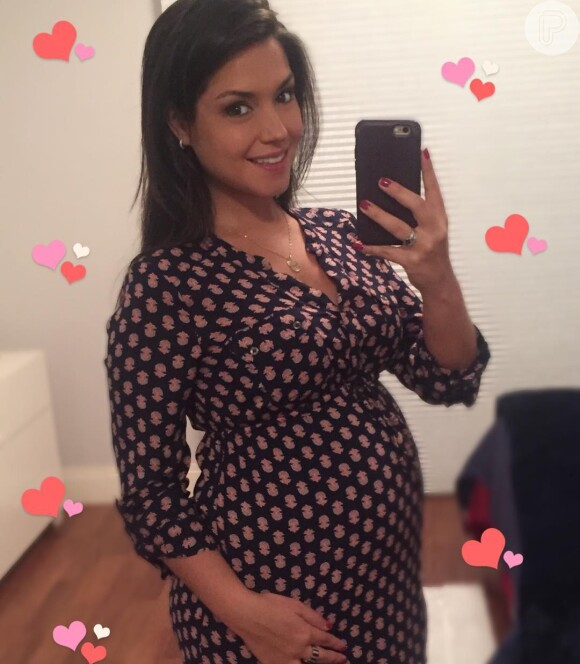 Aos 6 meses de gravidez, Thais Fersoza espera primeira filha, Melinda, com Michel Teló