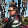 Bruna Marquezine chamou a atenção dos internautas por investir em um short curto, em um de seus looks para o Coachella