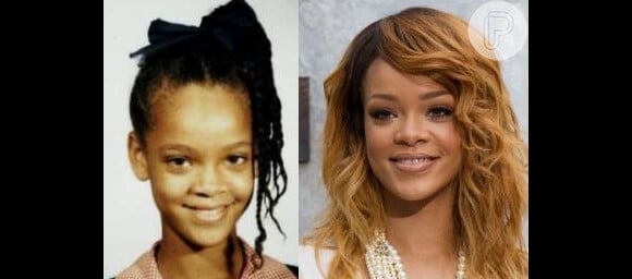 A cantora Rihanna é estilosa desde pequena - especial Dia das Crianças, 12 de outubro de 2013