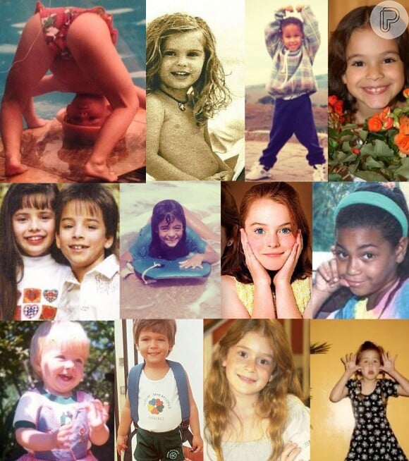 Especial Dia das Crianças - sábado, 12 de outubro de 2013 - Veja fotos de 50 famosos quando ainda eram pequeninos