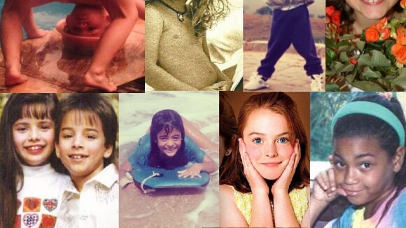 Dia das Crianças! Veja 50 fotos de famosos na infância e depois, já crescidos