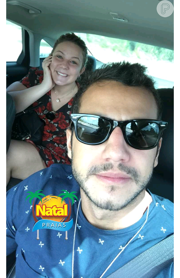 Matheus e Maria Claudia estão em Natal, no Rio Grande do Norte, para passar uma temporada ao lado da família da vice-campeã do 'BBB 16'