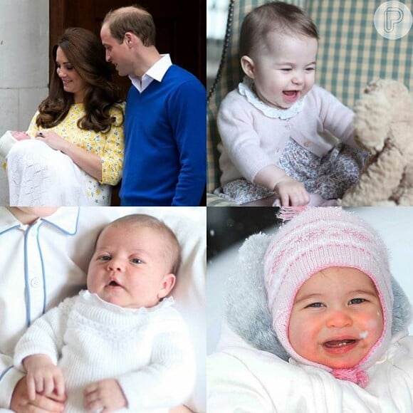 A monarquia inglesa agradeceu nas redes sociais os parabéns enviados à pequena