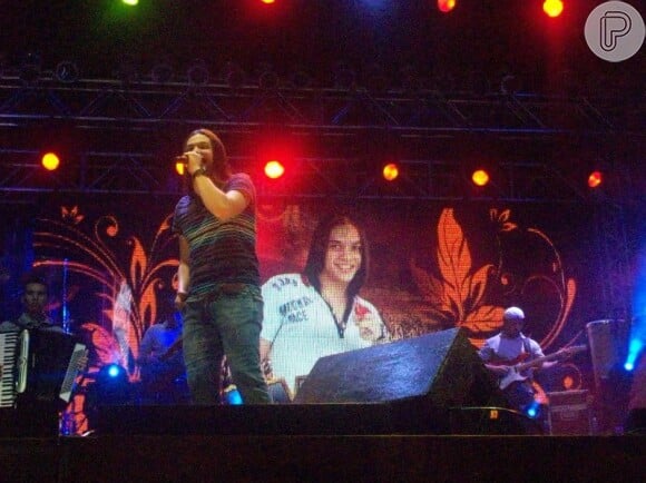 Wesley Safadão em show na cidade de Campina Grande, na Paraíba, em 2011