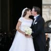 O beijo da princesa Madeleine e do banqueiro norte-americano Christopher O'Neill