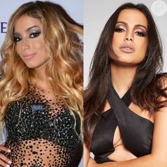 Anitta também já foi loira! Em 2013, a cantora mudou a cor do cabelo para um loiro dourado, mas logo voltou para o castanho