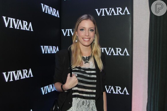 Fabiana Justus no lançamento da campanha de Natal da joalheria Vivara, na noite desta terça-feira, 15 de outubro de 2013