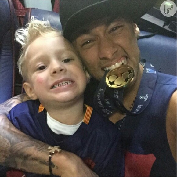 Neymar vive compartilhando momentos ao lado do filho, Davi Lucca