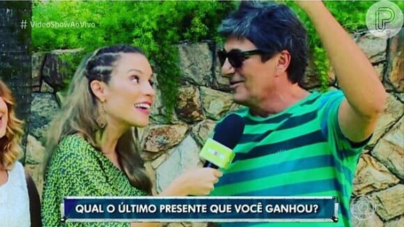 Maíra Charken já entrevistou Evandro Mesquita durante o 'Vídeo Show'
