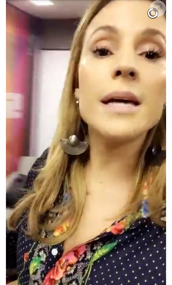 Maíra Charken compartilha os bastidores da gravação de 'Vídeo Show' no Snapchat: 'Incentivo'