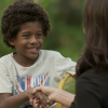 Em 'Totalmente Demais': Carolina (Juliana Paes) conhece e se encanta por Gabriel (Ícaro Zulu), seu futuro filho adotivo
