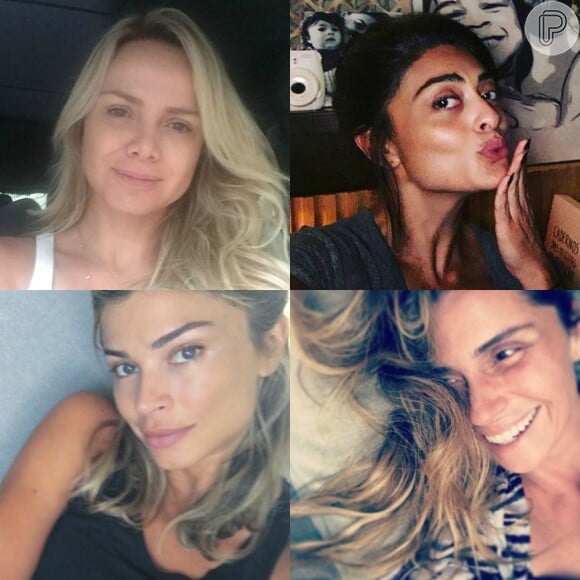 Eliana, Juliana Paes, Grazi Massafera e Giovanna Antonelli são algumas das artistas que não se importam em deixar a maquiagem de lado e fazer um registro natural no Instagram. Confira!