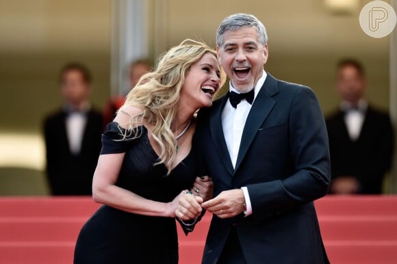 Julia Roberts e George Clooney se divertiram juntos