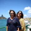 A cantora Daniela Mercury e a mulher, Malu Verçosa, estão no arquipélago desde domingo (13)