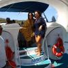 Daniela Mercury e a mulher, Malu Verçosa, devem ficar na ilha até esta sexta-feira (18)