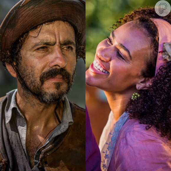Cícero (Marcos Palmeira) transa com Dalva (Mariene de Castro), mas depois se arrepende, em junho de 2016, na novela 'Velho Chico'