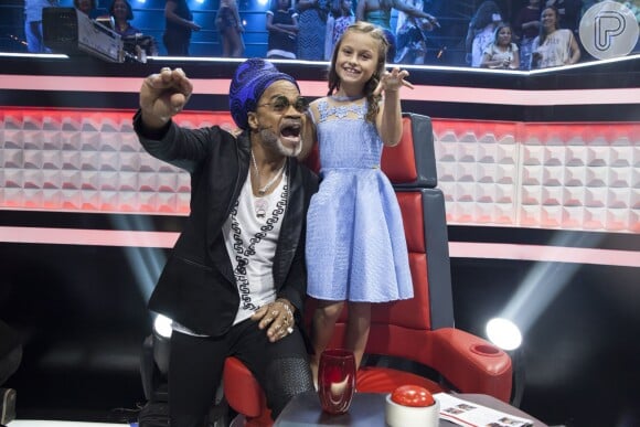 Rafa Gomes, do time de Carlinhos Brown, foi uma das finalistas do 'The Voice Kids'