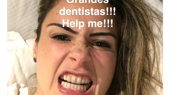 Ex-BBB Ana Paula Renault pede tratamento dentário na web: 'Olha a cor'. Vídeo!