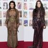 Kim Kardashian e Demi Moore apostaram em transparência para ir ao festival Vogue 100, em Londres, na Inglaterra, nesta segunda-feira, 23 de maio de 2016