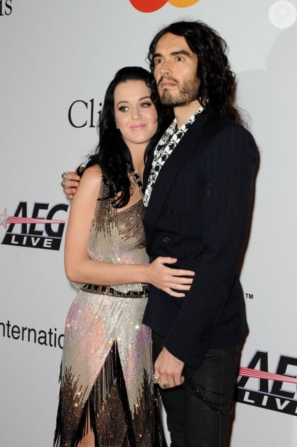 Katy Perry foi casada com o ator Russell Brand