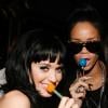 Katy Perry e Rihanna são amigas e são vistas em algumas festas e eventos sociais juntas