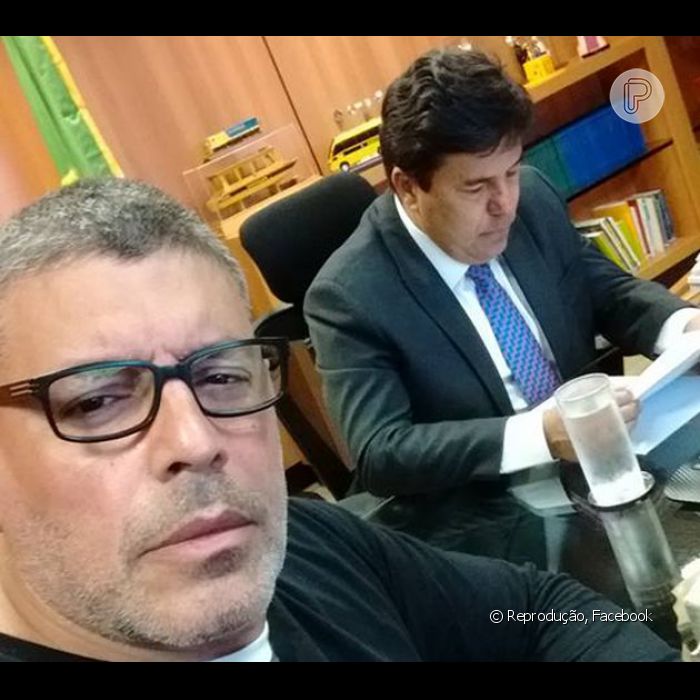  Alexandre Frota foi recebido pelo Ministro da Educação, Mendonça Filho, nesta quarta-feira, 25 de maio de 2016 
  