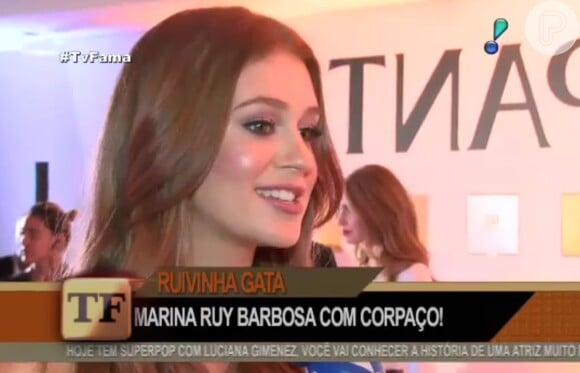 Marina Ruy Barbosa falou do seu próximo papel na TV: 'Vou gravar durante um mês. Aí depois tiro férias'