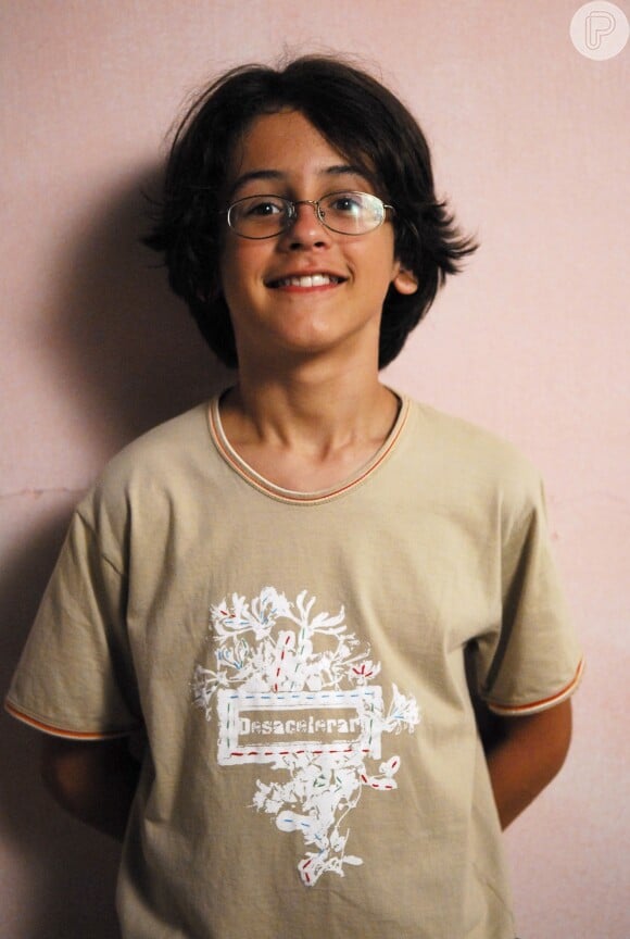 David estourou na carreira ao lado de Luiz Fernando Guimarães no seriado 'Minha Nada Mole Vida', em 2006, quando tinha apenas 11 anos