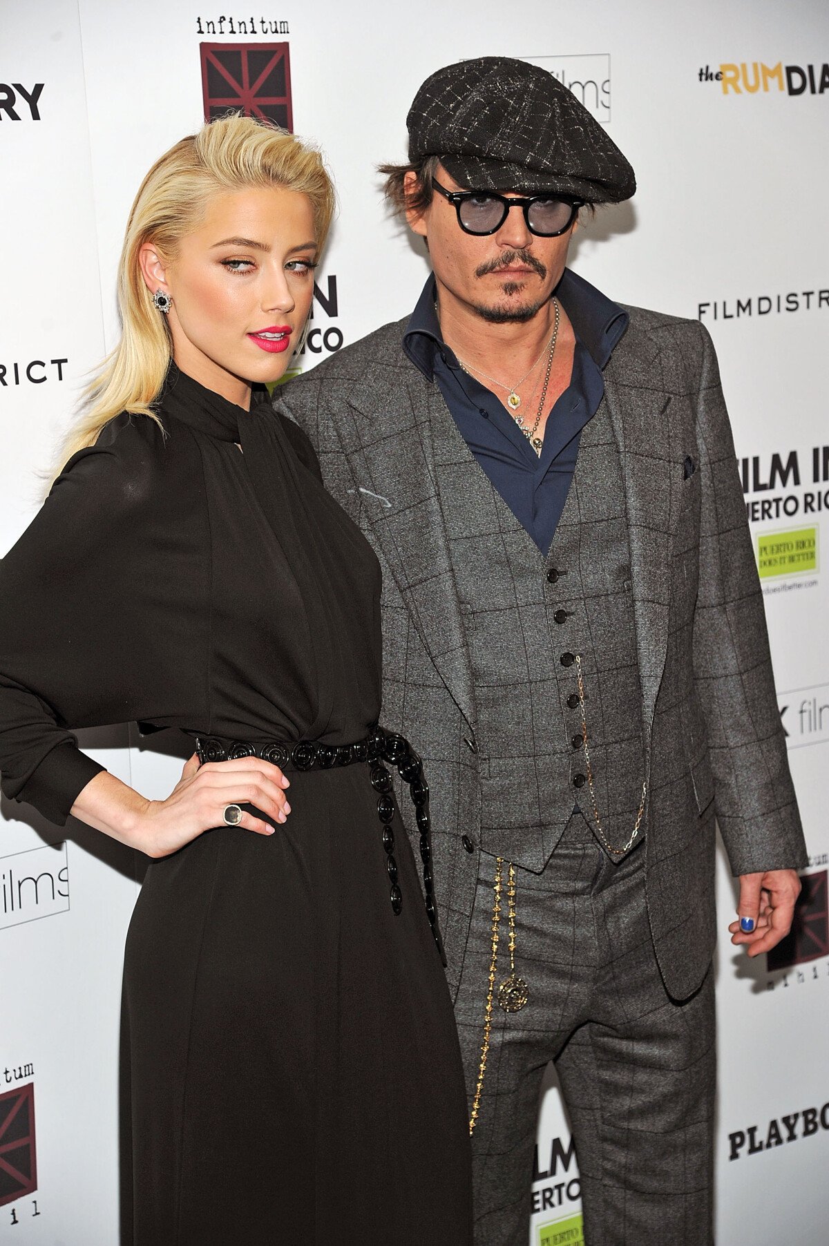 Amber Heard, conhecida principalmente como ex-mulher de Johnny Depp, f