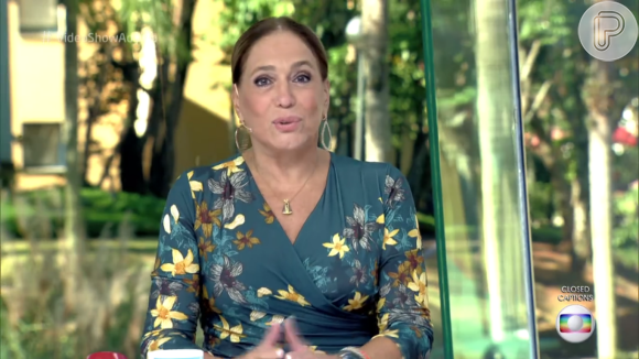 Susana Vieira adota look comportado no 'Vídeo Show' e dispara:'Eu estava vulgar'