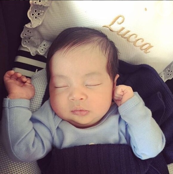 Aline Gotschalg e Fernando Medeiros mostraramam o filho, Lucca, pela primeira vez nas redes sociais no final do mês passado