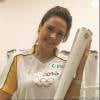 Ex-BBB Ana Paula rebate críticas após carregar tocha olímpica: 'Façam melhor!'