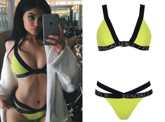 Kylie e Kendall Jenner lançam coleção de moda praia em parceria com a marca Topshop. As peças começarão a ser vendidas no dia 9 de junho