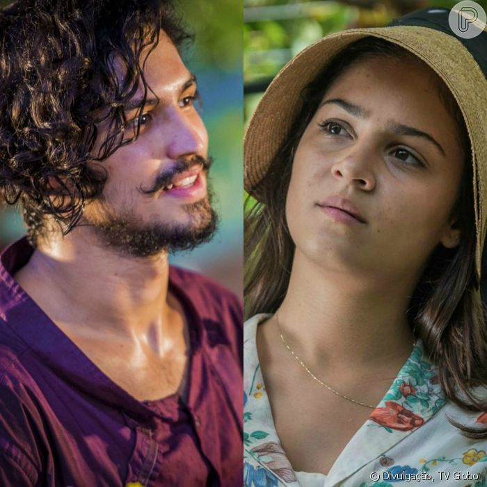 Miguel (Gabriel Leone) e Olívia (Giullia Buscacio) estão apaixonados desconhecem serem meios-irmãos, na novela &#039;Velho Chico&#039;
