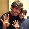 Kaká usou o Instagram nesta sexta-feira, 10 de junho de 2016, para parabenizar o filho mais velho, Luca, pelo aniversário