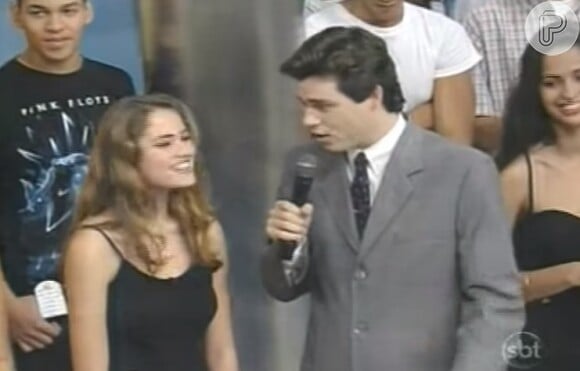 Ellen Rocche foi uma das participantes a buscar namorado no programa 'Xaveco', comandado por Celso Portiolli em 1998