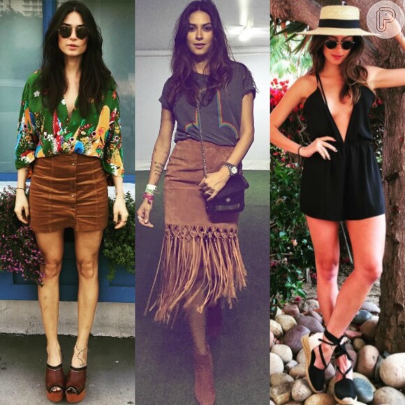 Thaila Ayala usa seu Instagram para compartilhar como está vestida e influecia milhares de seguidores com seu estilo