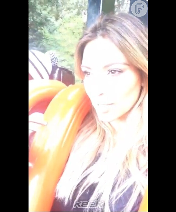 Kim Kardashian diz: 'Espero que não seja tão assustadora'
