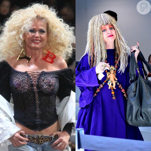 Xuxa Meneghel foi comparada a Elke Maravilha ao desfilar de peruca