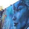Claudia Leitte tem o rosto grafitado em pintura de rua nos EUA: 'Belezura'