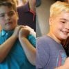 João Guilherme, de 12 anos e filho de Faustão, adotou os cabelos loiros