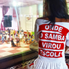 Aline Dias já desfilou pela escola de samba Estácio de Sá